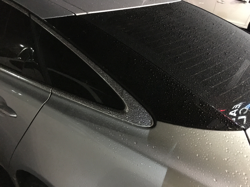 The most questionable styling cue is the blacked-out C-pillar. The intent was to visually widen the rear window, and with my car’s insanely deep tint it actually works.